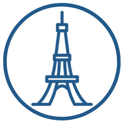 Picto paris bleu